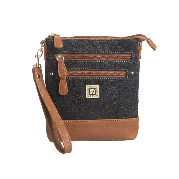 Stone Mountain Handbags Company Store | Embossed Paisley Bonded