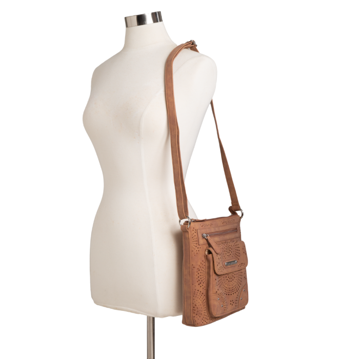 Stone Mountain Handbags Company Store | Nubuck Perforated Faux