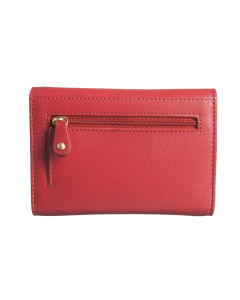 Hampton Small Tri-Fold-Red