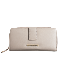 Hampton Large Zip w/tab -Taupe