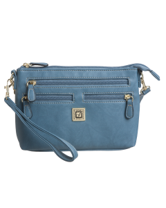 Crunch Bonded Leather E/W 4-Bagger-Denim