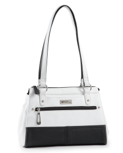 Delia Satchel-WHTBLK